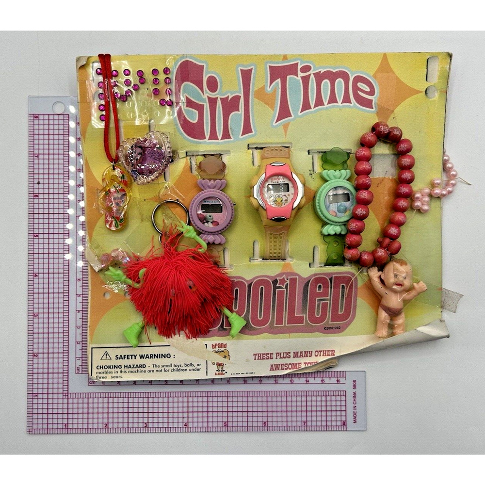 Vintage‎ Vending Display Board Girl Time 0123